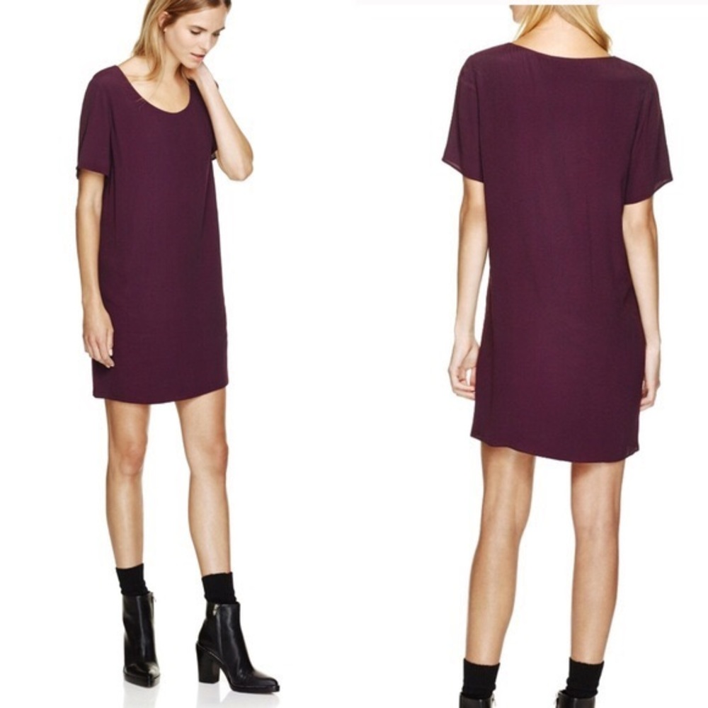 Purple Eggplant Wilfred Free T-Shirt Dress